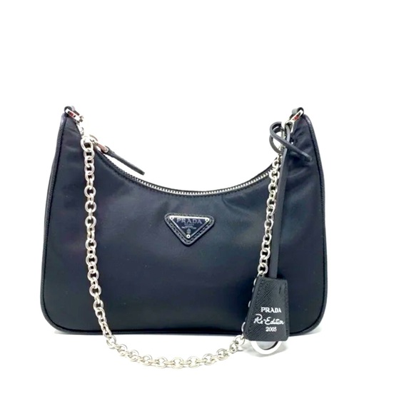 Prada Multiple Pochette Re-edition 2005 Black Nylon Bag - Picture 2 of 8